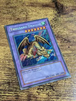 Yugioh Thousand Dragon MRD-143 Secret Rare NM - Image 2