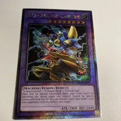 Yugioh XYZ-Dragon Cannon MP24-EN011 QC Secret Rare 1st Edition NM - Image 1