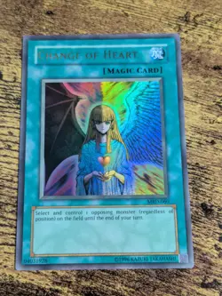 Yugioh Change of Heart MRD-060 Unlimited Ultra Rare NM - Image 1