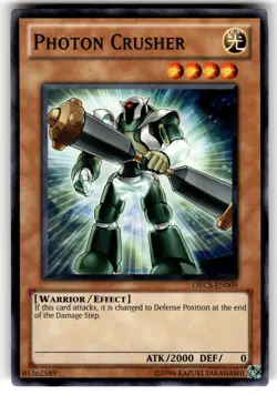 YuGiOh Order of Chaos Card ORCS-EN009 C Photon Crusher - Image 1