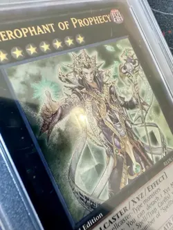 2012 PSA 10 YuGiOh Hierophant Of Prophecy 1st Edition Ultimate Rare - Image 3