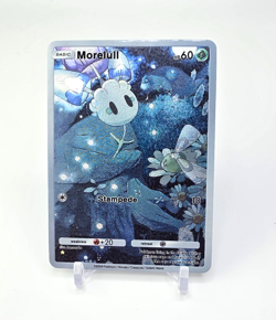 Custom Textured Holo Foil Morelull Pokemon Card READ DESCRIPTION BELOW - Image 1