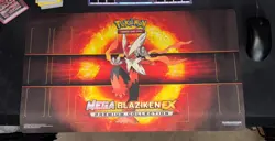 Pokemon Trading Card Game Mega Blaziken EX Premium Collection Playmat 2015 - Image 1