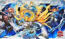 Yu-Gi-Oh! ExoSister Duel Set Playmat Sleeve Card YCSJ YOKOHAMA 2022 - Image 2