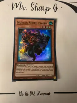 NORDIC SMITH IVALDI - 1st EDITION BACH-EN012 ENGLISH Yu-Gi-Oh! CARD SUPER RARE - Image 4