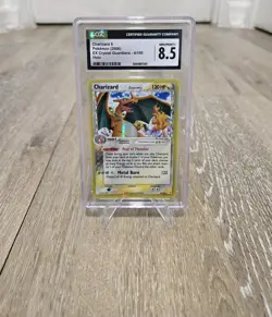 CGC 8.5 Pokemon 2006 Charizard #4/100 EX Crystal Guardians Holo Rare Card - Image 1