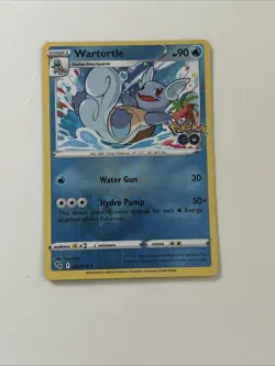 Pokemon Go 2022 Set Nintendo Reverse Holo Wartortle Card 16/78 LP Condition - Image 1
