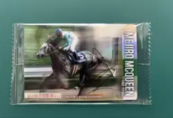 [SC] mc120 Thoroughbred Horse Collection Twin Wafers 2R Gold Foil Sign Card 4 - Image 3