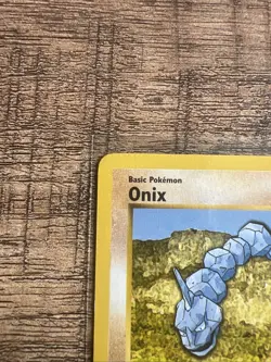 Onix 56/102 1999 Base Set Shadowless Pokemon Card 🔥 - Image 2