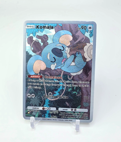 Custom Textured Holo Foil KOMALA Pokemon Card READ DESCRIPTION BELOW - Image 1