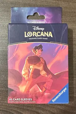 Disney Lorcana Card Sleeves - Aladdin Heroic Outlaw - NEW - Image 1