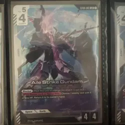 Aile Strike Gundam Foil - ST04-001 NM - Gundam TCG Card Game - Image 1