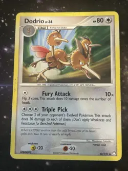 Dodrio 46/123 Pokemon Card MP Mysterious Treasures - Image 1