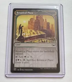 Botanical Plaza #350 Streets of New Capenna Showcase Land MTG NM/M - Image 1