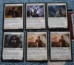 MTG 6x Rare White Human Soldier Champion of the Parish, Thalia's Lieutenant + - Image 1