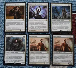 MTG 6x Rare White Human Soldier Champion of the Parish, Thalia's Lieutenant + - Image 2