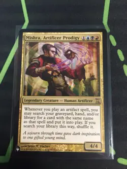 MTG Magic The Gathering Mishra, Artificer Prodigy List Rare Grixis Artificer - Image 1