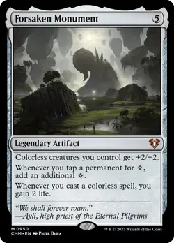 Forsaken Monument: MtG Magic the Gathering Commander Masters Mythic Rare - Image 1