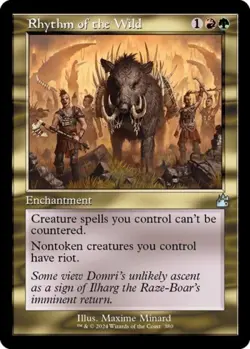 Rhythm of the Wild (Retro Frame) - Near Mint MTG Ravnica Remastered - Image 1