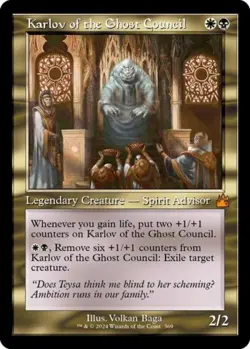 Karlov of the Ghost Council (Retro Frame) - Near Mint MTG Ravnica Remastered - Image 1