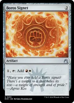 Boros Signet - Near Mint MTG Ravnica Remastered - Image 1