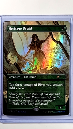 2022 MTG Magic the Gathering Secret Lair 30th Countdown Foil 2008 Heritage Druid - Image 1