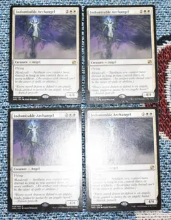 MTG 4x Rare White Indomitable Archangel Magic The Gathering Card - Image 2