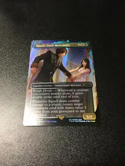 Squall, SeeD Mercenary Final Fantasy PROMO FOIL Standard Showdown MTG - Image 1