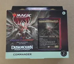 MTG Duskmourn Endless Punishment Commander Deck Sealed Valgavoth - Image 1