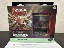 MTG Duskmourn Endless Punishment Commander Deck Sealed Valgavoth - Image 1
