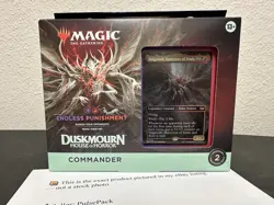 MTG Duskmourn Endless Punishment Commander Deck Sealed Valgavoth - Image 1