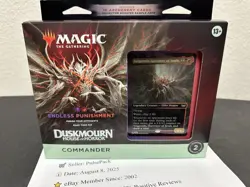MTG Duskmourn Endless Punishment Commander Deck Sealed Valgavoth - Image 1
