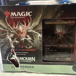 MTG Duskmourn Endless Punishment Commander Deck Sealed Valgavoth - Image 1