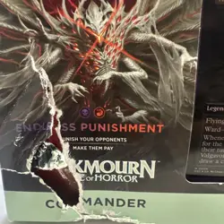 MTG Duskmourn Endless Punishment Commander Deck Sealed Valgavoth - Image 2