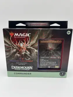 MTG Duskmourn Endless Punishment Commander Deck Sealed Valgavoth - Image 1