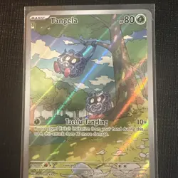 Pokemon TCG: Scarlet & Violet 151 Tangela 178/165 Illustration Rare (IR) NM - Image 1