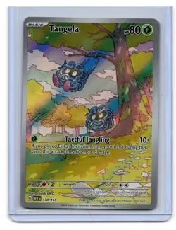 Pokemon TCG: Scarlet & Violet 151 Tangela 178/165 Illustration Rare (IR) NM - Image 1