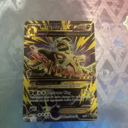 Pokemon M Tyranitar EX Full Art XY Ancient Origins 92/98 Near Mint Condition - Image 1