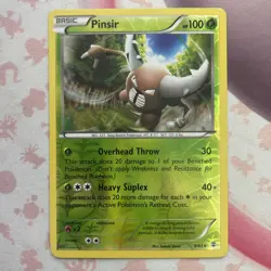Pokemon TCG Pinsir 9/83 Generations Set Reverse Holo Rare - Image 1