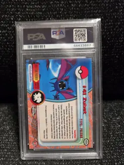 PSA 10 2000 Pokemon Game Topps Chrome Zubat TV Rare Base Series 1 GEM MINT 41 - Image 2