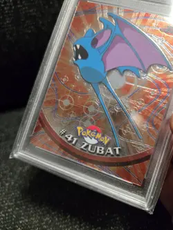 PSA 10 2000 Pokemon Game Topps Chrome Zubat TV Rare Base Series 1 GEM MINT 41 - Image 4