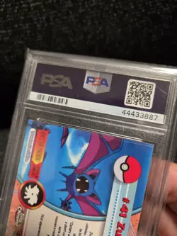 PSA 10 2000 Pokemon Game Topps Chrome Zubat TV Rare Base Series 1 GEM MINT 41 - Image 5
