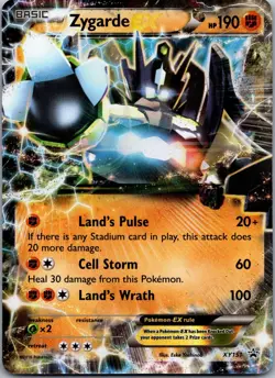 Zygarde EX (Shiny) XY151 Pokemon TCG XY Promos Promo NM - Image 1