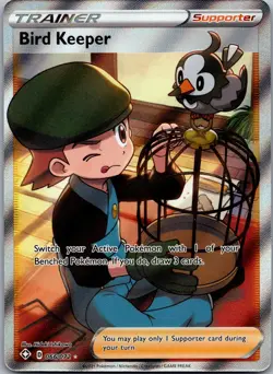 Bird Keeper (Full Art) 066/072 Pokemon TCG Shining Fates Ultra Rare NM - Image 1