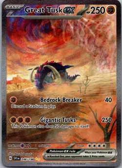 Great Tusk ex - 246/198 Pokemon TCG SV01: Scarlet & Violet Base Set Special Illu - Image 1