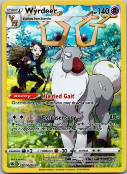 Wyrdeer TG06/TG30 Pokemon TCG SWSH10: Astral Radiance Trainer Gallery Ultra Rare - Image 1
