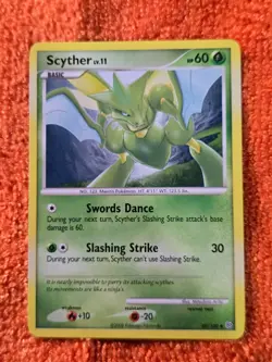 2008 Pokemon Diamond and Pearl Stormfront #49 Scyther, U, NF/H, cd7 - Image 1