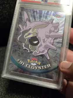 PSA 10 2000 Pokemon Game Topps Chrome Cloyster TV Rare Base Series 2 GEM MINT 91 - Image 4
