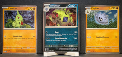 Pokemon Tyranitar #135/193 Larvitar #110/193 Pupitar #111/193 PAL Cosmos Foil - Image 1
