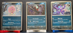 Pokemon Darkrai #136/197 Sableye #136/193 Spiritomb #129/198 Cosmo Foil NM 2023 - Image 1